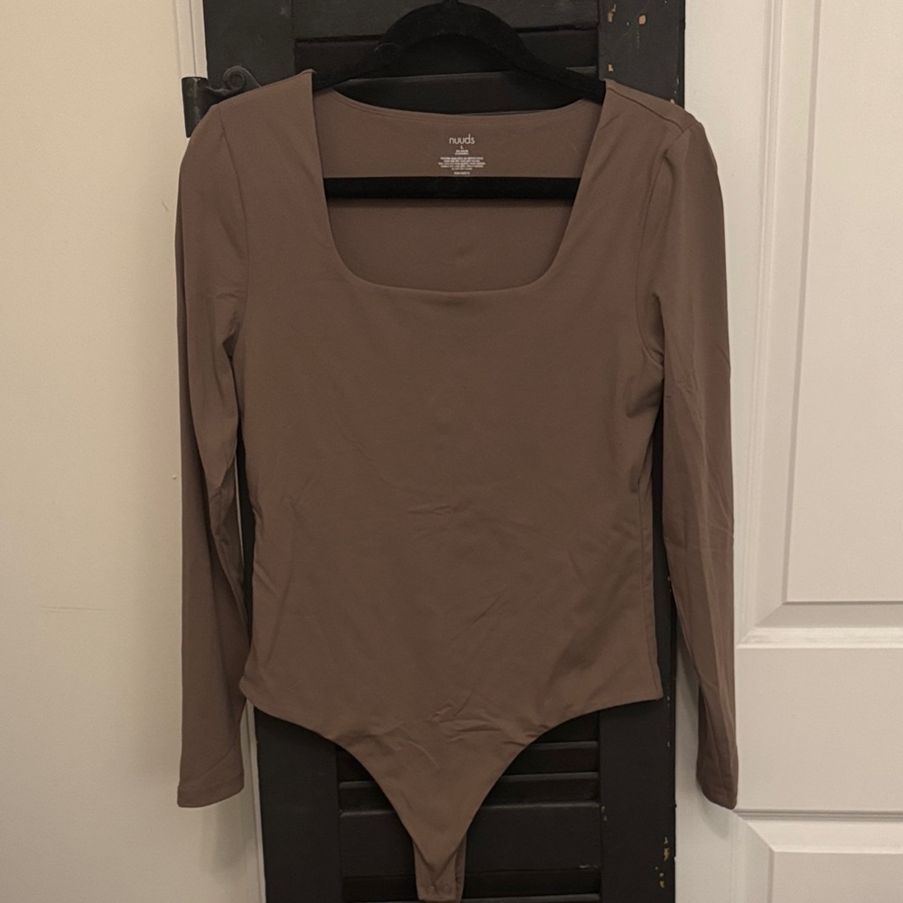 NUUDS Brown Long Sleeve Bodysuit